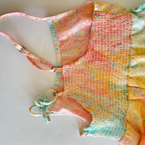 O'Neil Tie Dye Tiered Dress - Girls Size Small - Picture 5 of 5